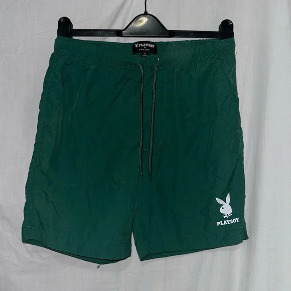 green Playboy by PacSun nylon shorts size small - Picture 1 of 4